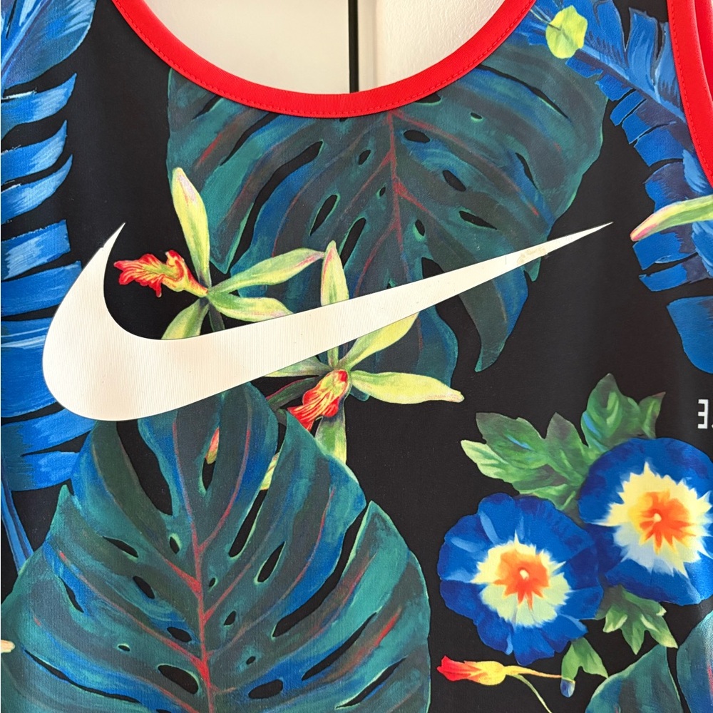 Nike Bodycon Pencil Tropical Floral Print Dress - Picture 5 of 6